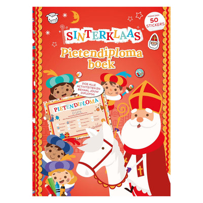 Rebo-Verlag Sinterklaas Pete Diplombuch mit Aufklebern