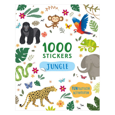 Dschungel-Aktivitätsbuch von Rebo Publishers – 1000 Aufkleber