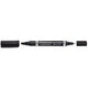 Permanentmarker Staedtler Lumicolor Permanent Duo 348 Schwarz