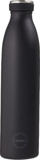 Aya ida - Trinkflasche - Thermoskanne - Wasserflasche - 750ml - Mattschwarz
