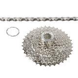 Ventura Set Kassette + Halskette 10s 11-36t Silber - afbeelding 1