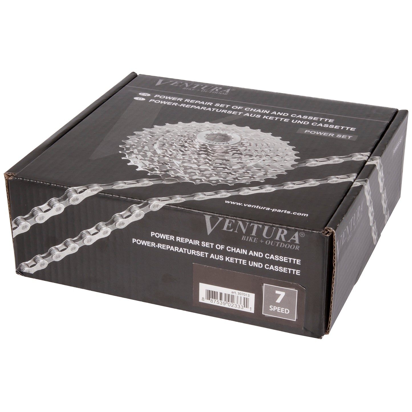 Ventura Power 7-Gang-Set aus Kette und Kassette