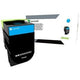 Tonerkartusche Lexmark 80C2HC0 Cyan