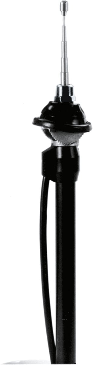 Carpoint Teleskopantenne 100 cm – 4 Abschnitte – Chrom – verstellbar 0–30° – einziehbar – verbesserter Radioempfang