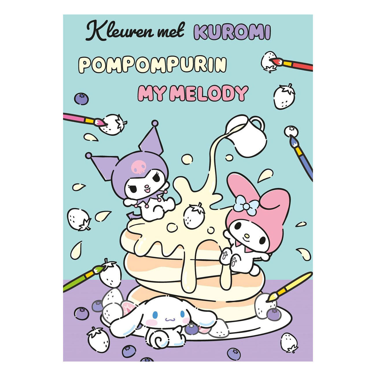 Der Gottmer-Verlag gruppiert Farben mit Kuromi, Pompompurin und meiner Melodie