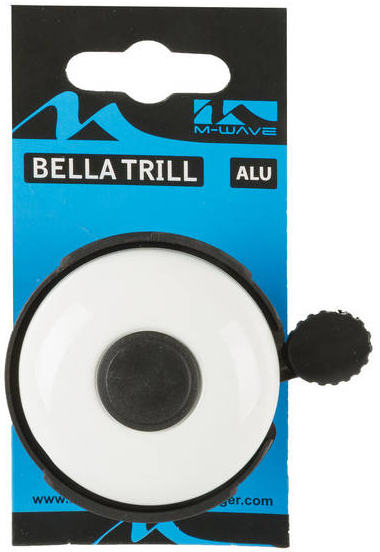 M-Wave Fahrradklingel Bella Trill ø53mm weiß
