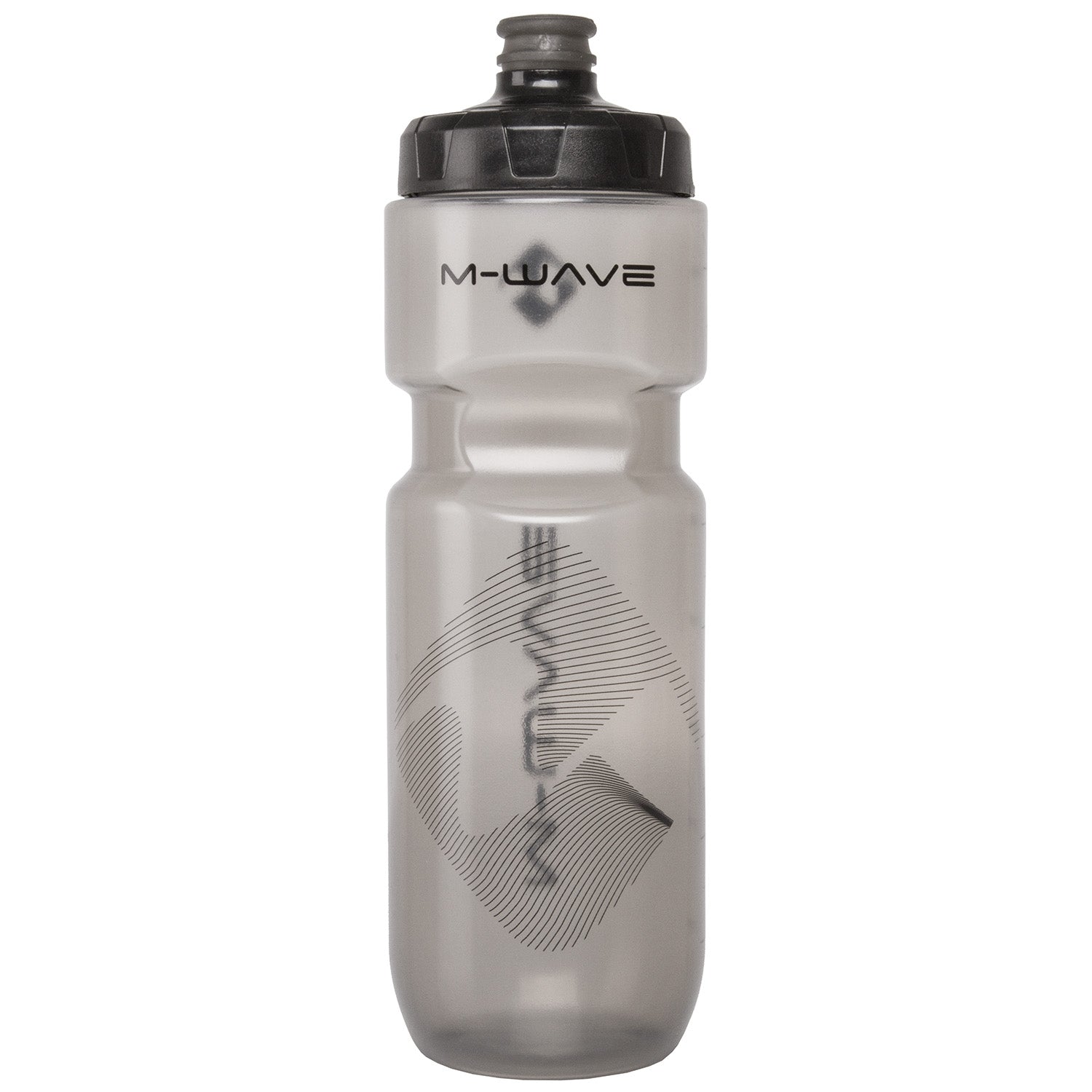 M-Wave Bidon PBO 750 ml schwarz transparent (auf Karte)