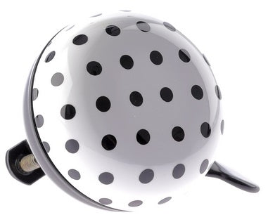 Nv ding dong bell 60mm dots weiß mit schwarzen Punkten Karte