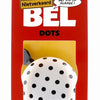 Nv ding dong bell 60mm dots weiß mit schwarzen Punkten Karte