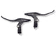 SACCON BREAKE -Hebel, Aluminium. Geeignet für Rollerbrake. Schwarz
