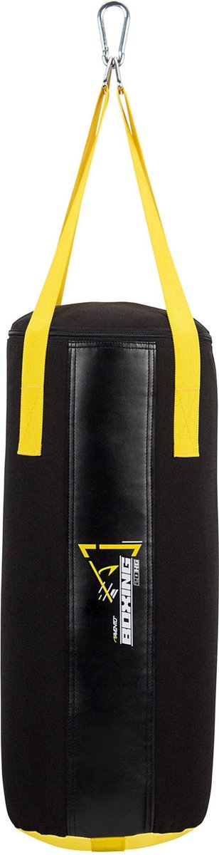 Avento Boxsack – 20 kg 100 cm – schwarz gelb