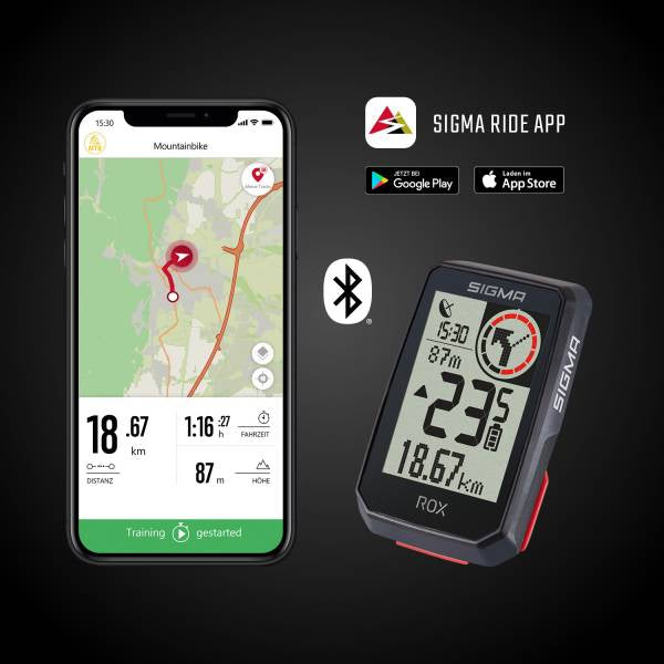 Sigma rox 2.0 gps zw zw overclamp lenkerhalterung + usb-c ladekabel