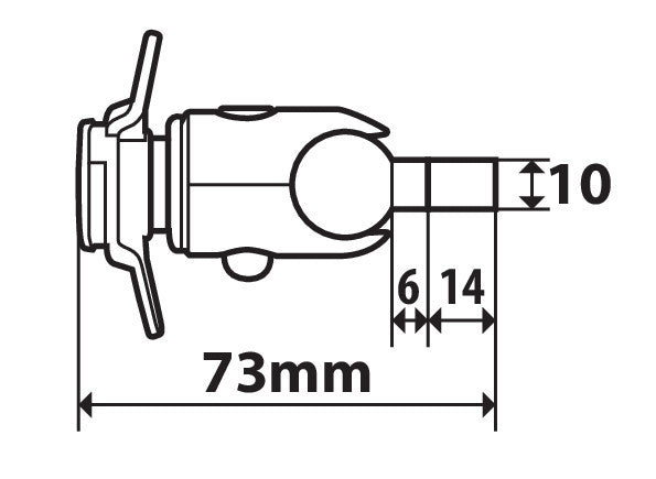 Lampa Opti-Screw DuoLock M6 Bolzenbefestigung