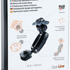 LAMPA Opti-Bar-Orbit-Spiegel und Cross-Rang-Befestigung (Ø 9 T m 18 mm)