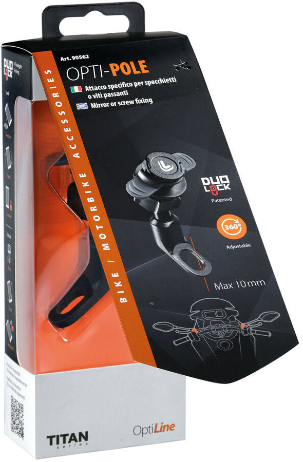LAMPA Opti-Pole-Halter für Spiegel- oder Schraubenbestätigung