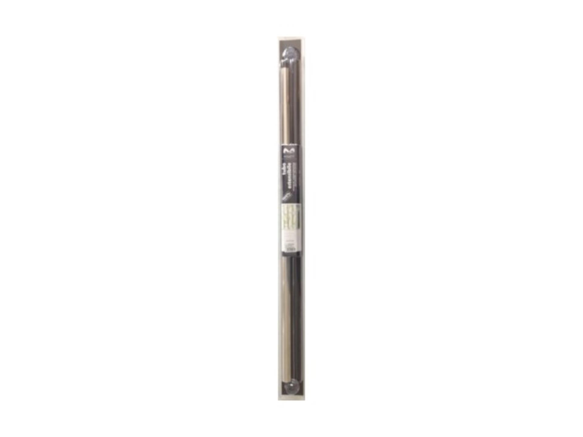 Wicotex Duschstange Tubo 75-135 Aluminium