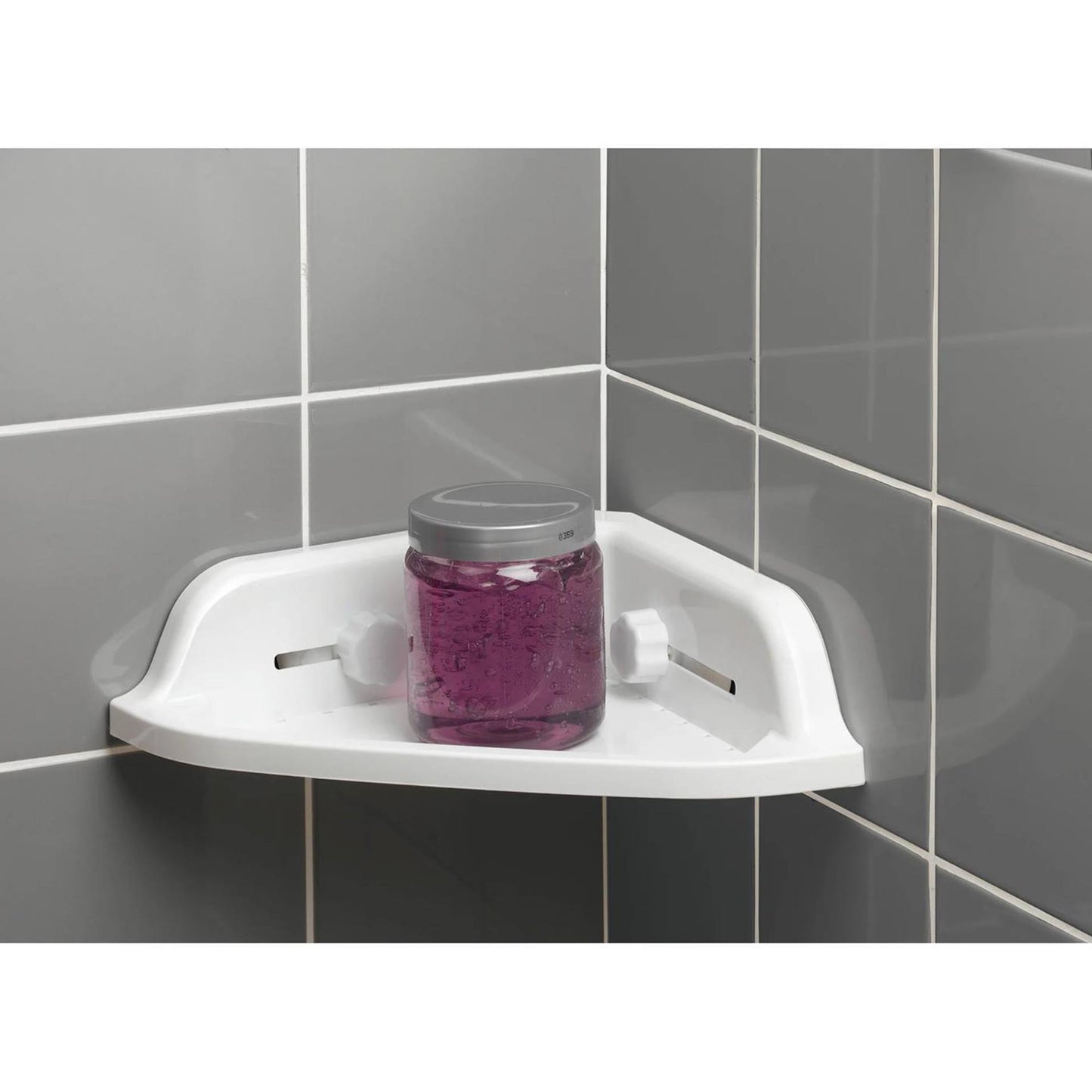 Douceur d'intã©rieur Seifenschale, Eckmodell, Kunststoff, weiß