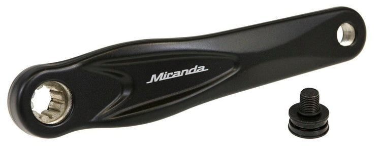 Miranda Kurbel rechts 170 mm Mini Isis 3 Matt Schwarz
