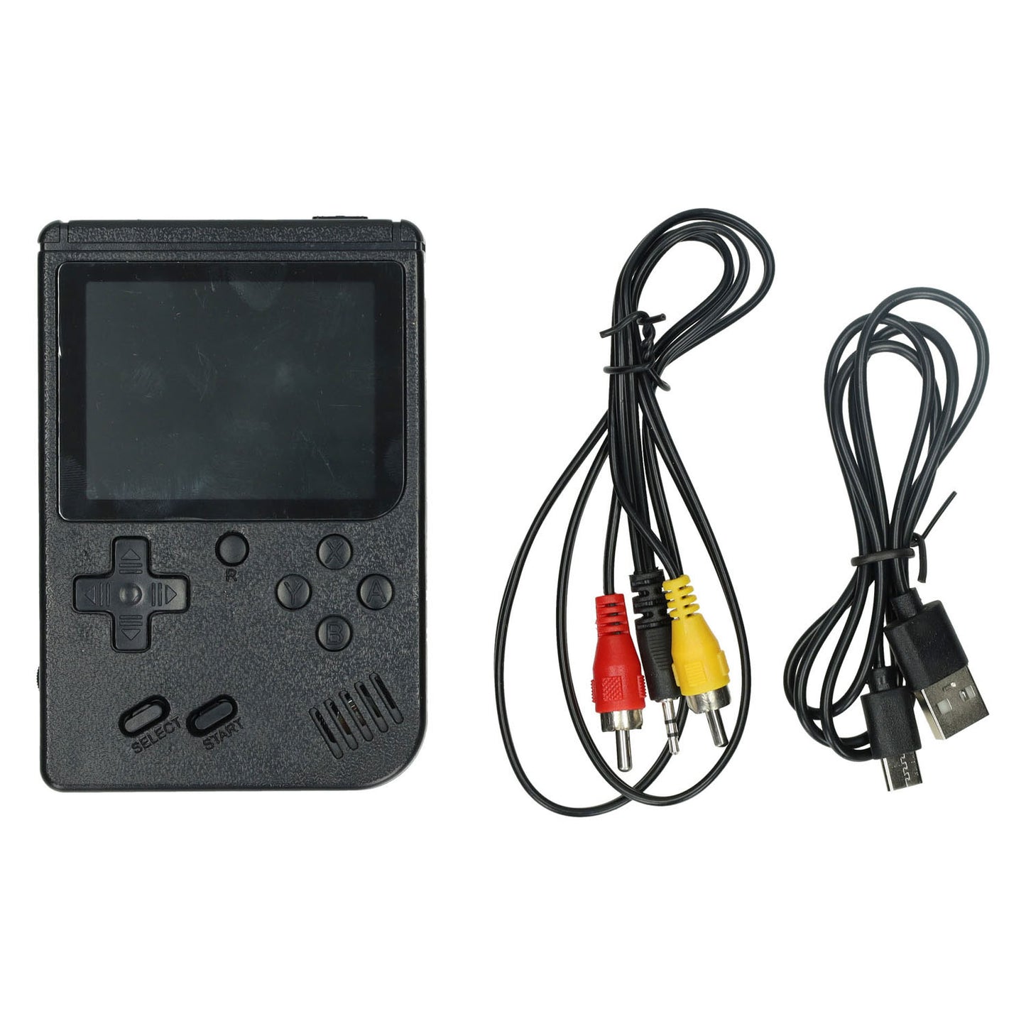 Gamebox – tragbare Spielekonsole mit 200 Spielen – Schwarz
