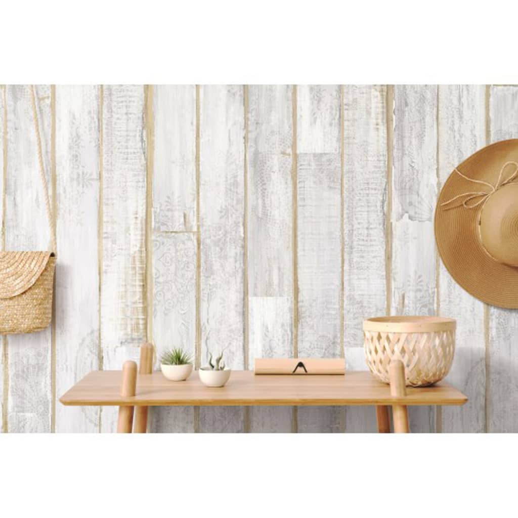 Grosfillex Grosfillex 9 PC -Wandplattenakzent 15,4x120 cm Taiga