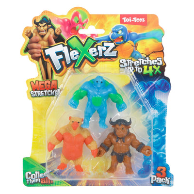 Toi-toys Anti-Stress-Figur Flexerz 6cm - 3 Stk.