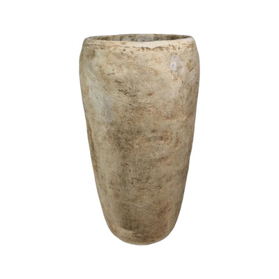 Mansion Atmosphäre Vase Stein Creme 21x39,5cm