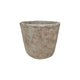 Mansion Atmosphäre Blumentopf Stein Creme 19x17cm