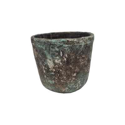 Mansion Atmosphäre Blumentopf Steinbraun 16x14cm
