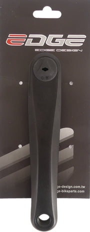 Kantenkurbel am linken ATB 170 mm Aluminium schwarz - afbeelding 2