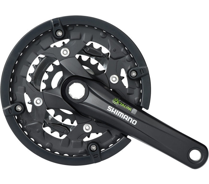 Shimano Kurbel 9-Geschwindigkeit Alivio Fc-T4010 Octalink mit 175-mm-Kurbelarm 44 x 32 x 22T Schwarz