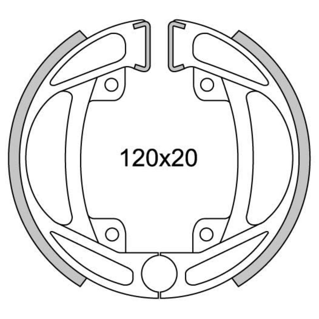 NEWFRen Bremssegment Set GF1125 Ø120