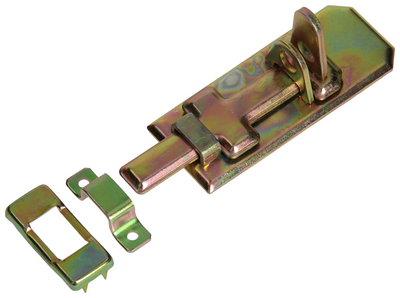 Mack 1069123 - Sicherheitssch. Vorhängeschloss vergoldet 100 mm | 5 Stück