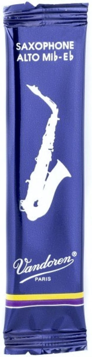 Vandoren klassisches Altsaxophon 1,5 Box mit 10 Blättern – Blatt für Altsaxophon