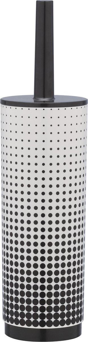 Sealskin Speckles Toilettenbürste mit Halter freistehend – Schwarz