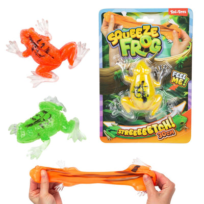 Toi-toys formbarer Frosch, dehnbar bis zu 30 cm