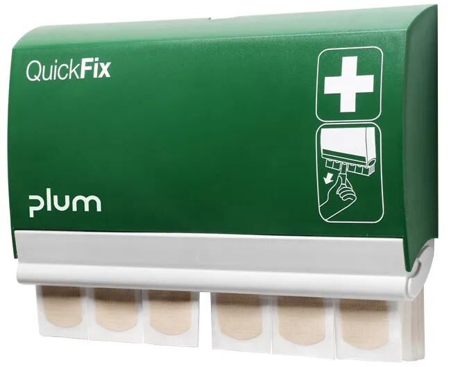 Pflaumenpflasterspender Quickfix elastischer wasserfester Pflasterspender Quickfi inkl. 2x 45 Flicken