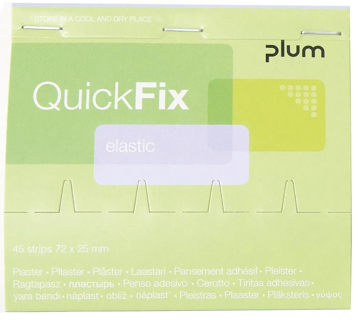 Zwetschgenpflaster elastisches Pflaster elastisch 45 Stück Nachfüllpackung