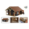 Kids Globe Globe Horse Stall mit 2 Kisten und Lagerung, 1:24