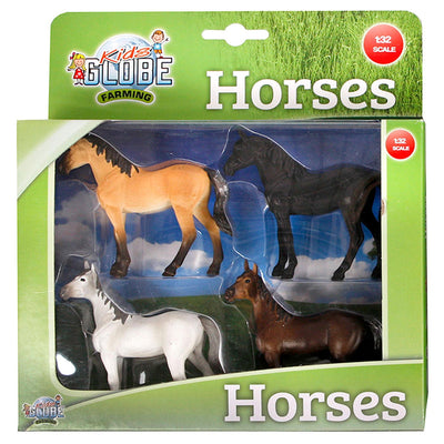 Kinder Globe Globe Horses, 4st. 1:32