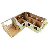 Kids Globe Globe Pareardenhoekstal mit 3 Kisten und Aufbewahrung Pink 1:24 - afbeelding 4