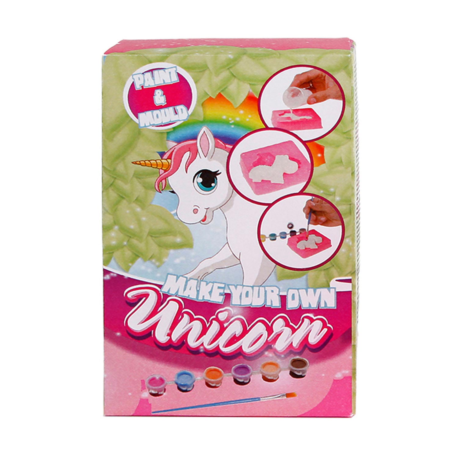 Malen Sie Ihr eigenes Gips -Einhorn