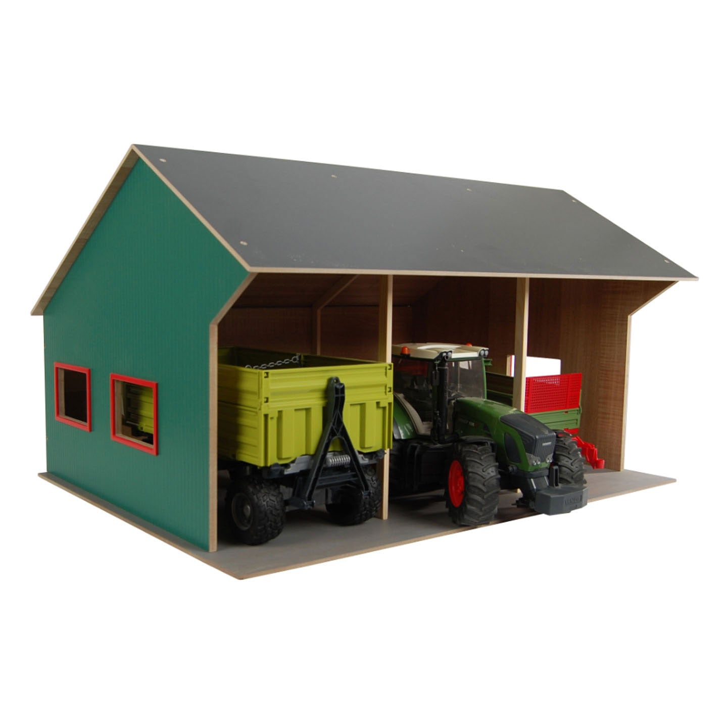 Kids Globe Globe Agricultural Lock für 3 Fahrzeuge, 1:16