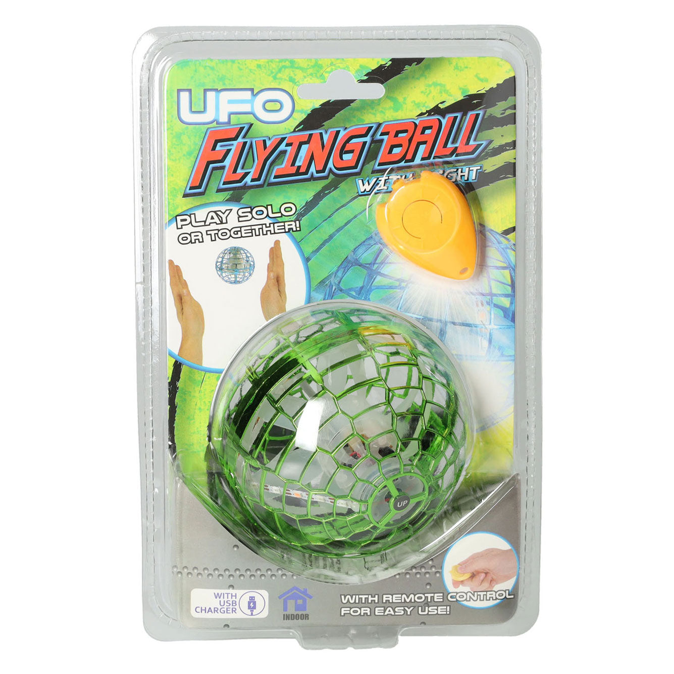 UFO Flying Ball mit Licht mit Fernbedienung und USB