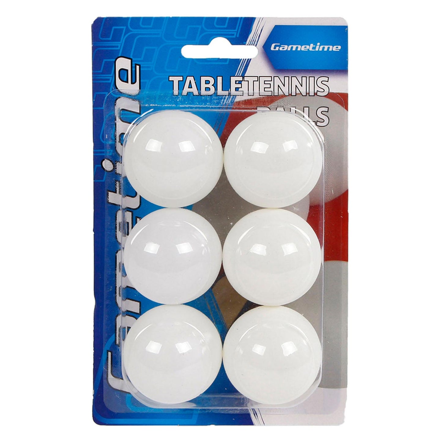 Gametime Table Tennisbälle, 6st