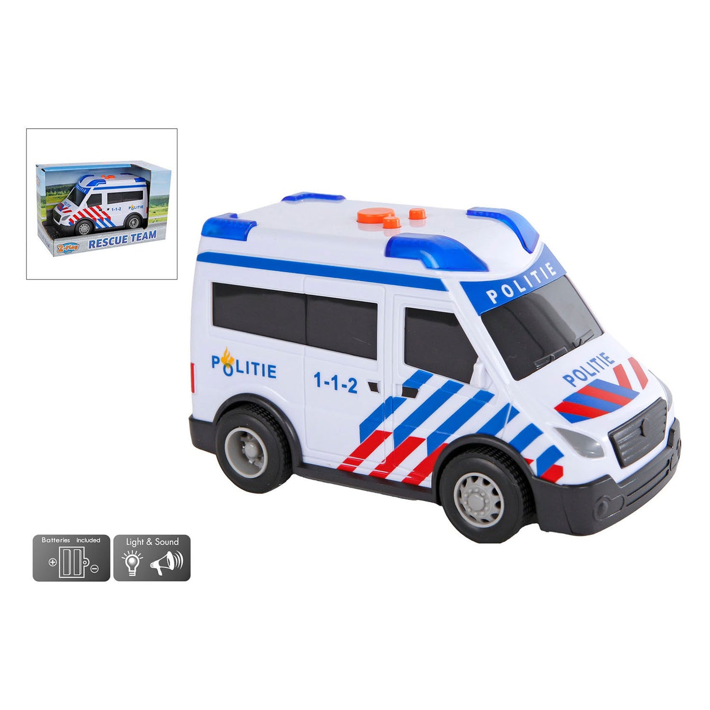 2-sly-Polizeiauto NL Leichtes Geräusch