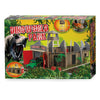Dinoworld Wooden Dinosaur Park mit Wachtturm -Spielset