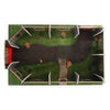 Dinoworld Wooden Dinosaur Park mit Wachtturm -Spielset