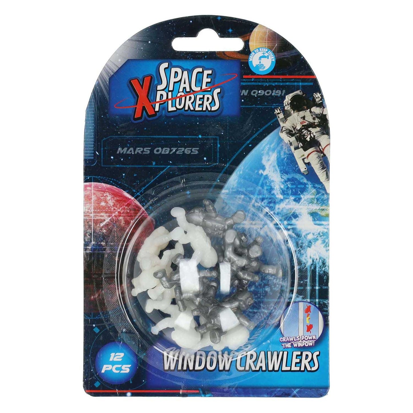 Space Xplorers Fensterläufer Astronaut 2cm, 12st.