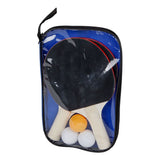 Tischtennis 2 Fledermäuse und 3 Bälle in Tasche, 6dlg. - afbeelding 2