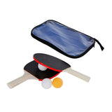 Tischtennis 2 Fledermäuse und 3 Bälle in Tasche, 6dlg. - afbeelding 1